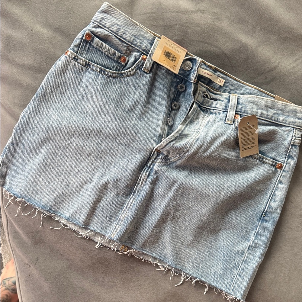 Levi's Light Denim Mini Skirt